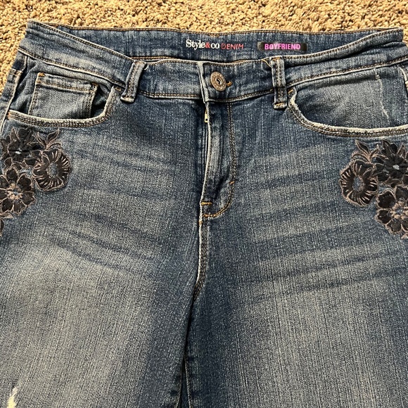 STYLE & CO DEMIN BOYFRIEND JEANS - Picture 2 of 4